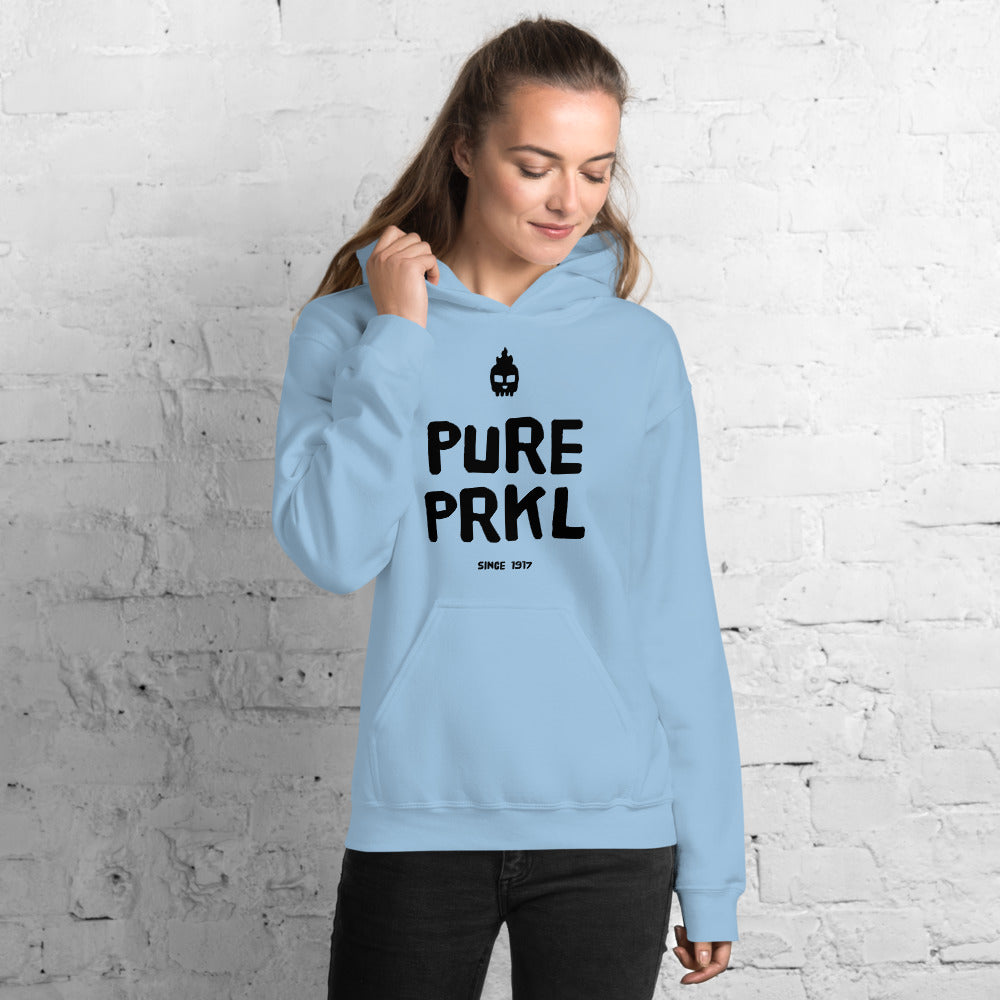 Pure PRKL Finnish hoodie detail - Very Finnish Problems official merchandise