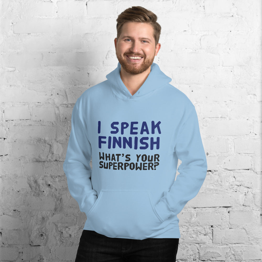 What's your superpower? Finnish Language Hoodie - Finnish hoodie from Very Finnish Problems