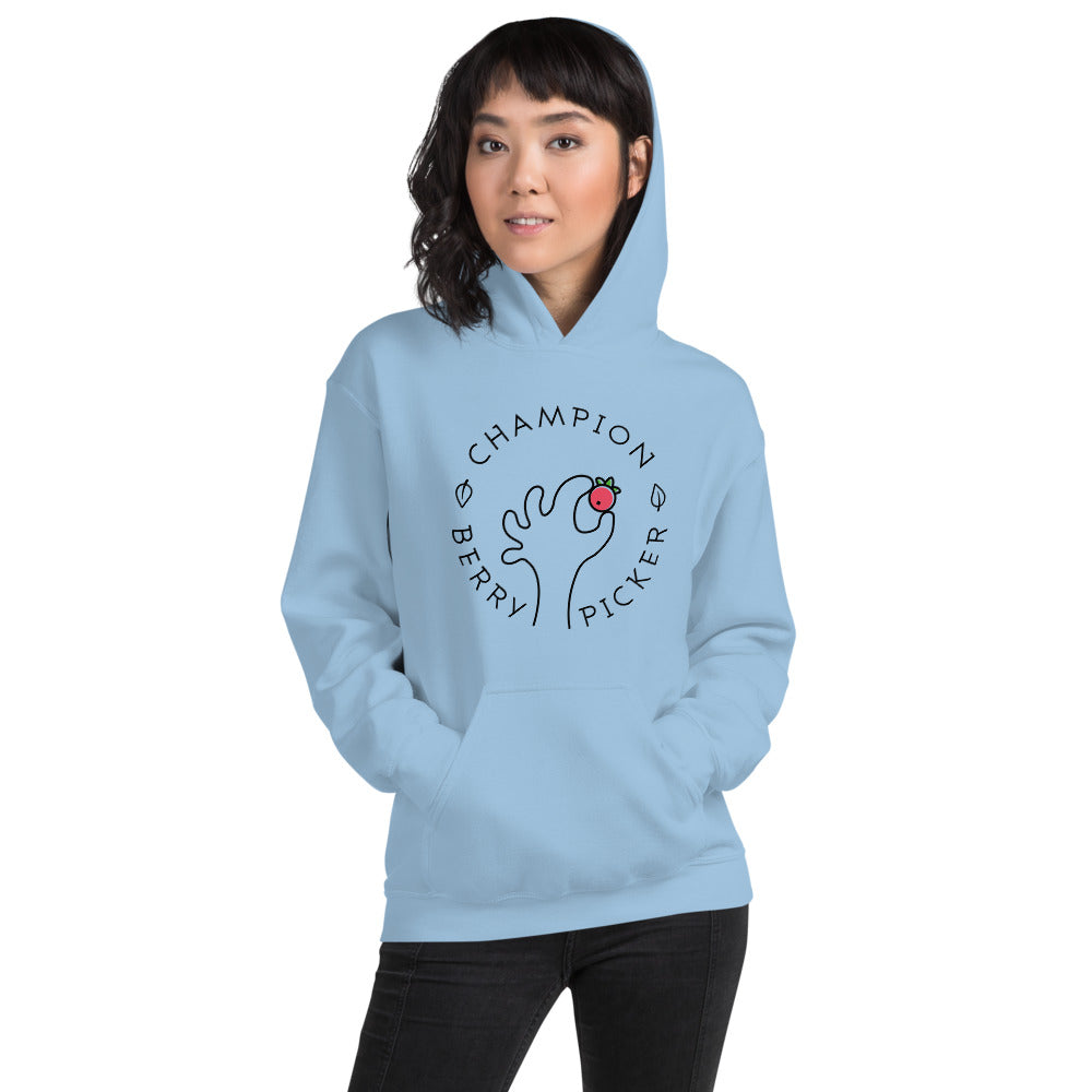 Champion Berry Picker Finnish Nature Hoodie - Finnish hoodie from Very Finnish Problems