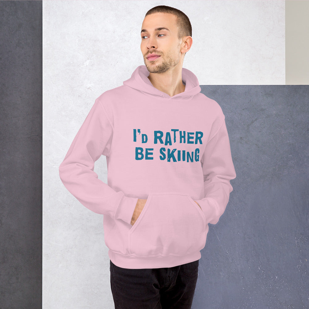 I'd rather be skiing Finnish Nature Hoodie - Finnish hoodie from Very Finnish Problems