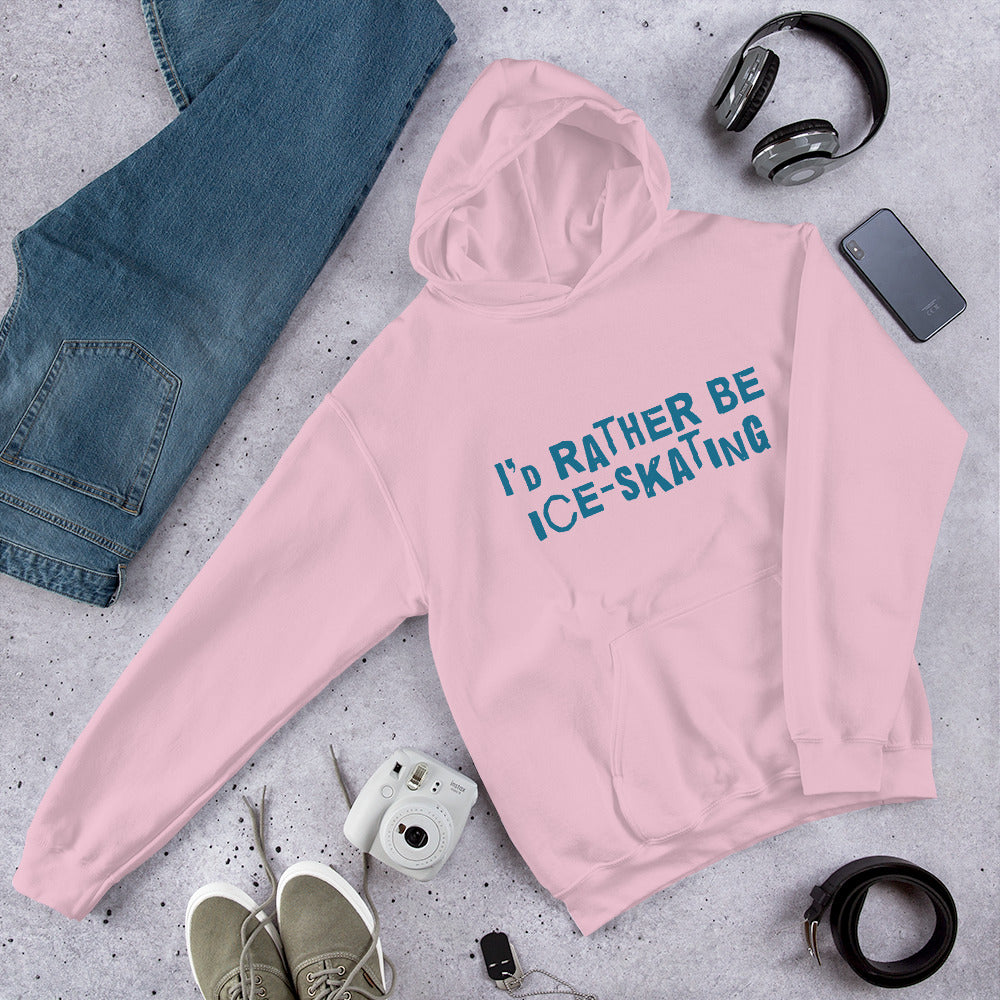 I'd rather be ice-skating Finnish Nature Hoodie - Finnish hoodie from Very Finnish Problems