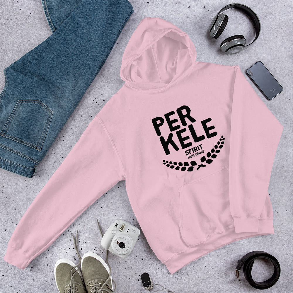 Perkele 100% proof Unisex Hoodie - Finnish hoodie from Very Finnish Problems