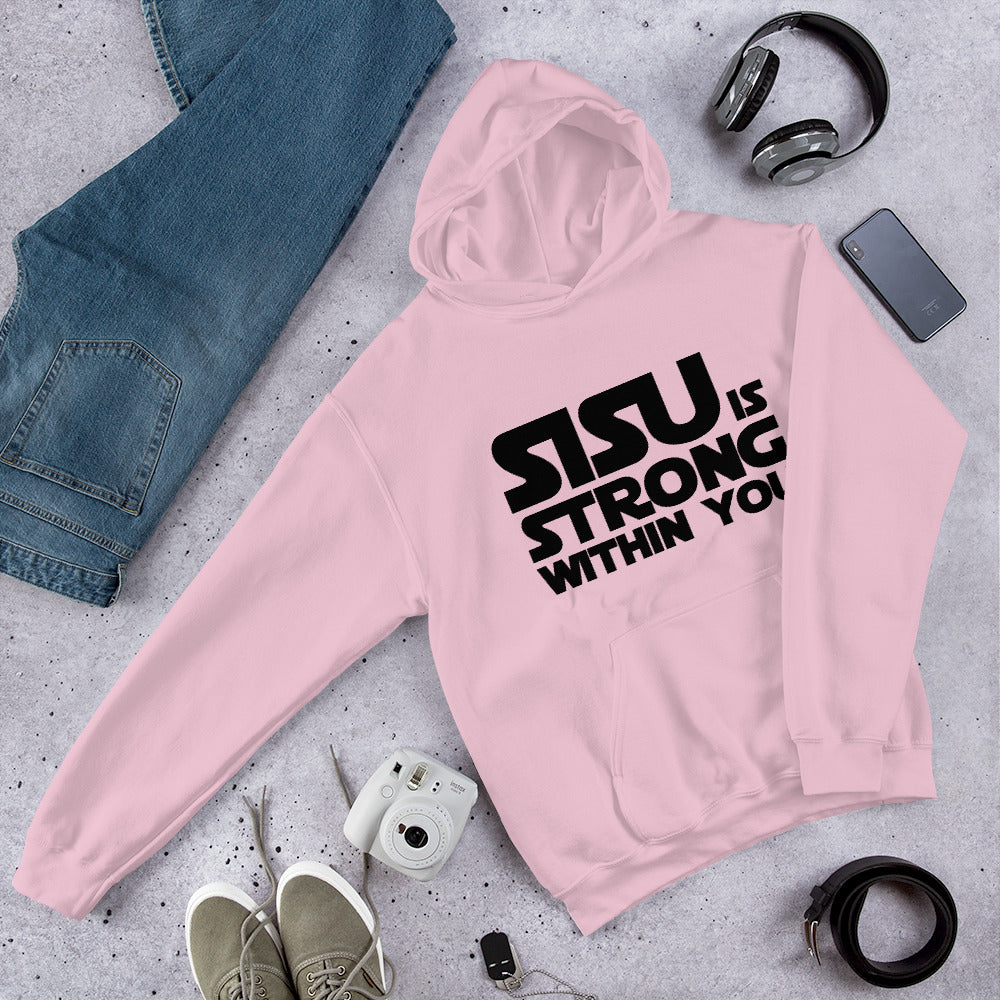 Sisu is strong 2 Unisex Hoodie - Finnish hoodie from Very Finnish Problems