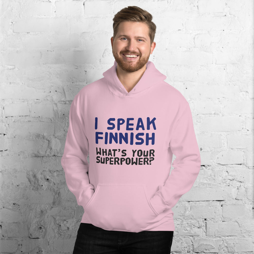 What's your superpower? Finnish Language Hoodie - Finnish hoodie from Very Finnish Problems