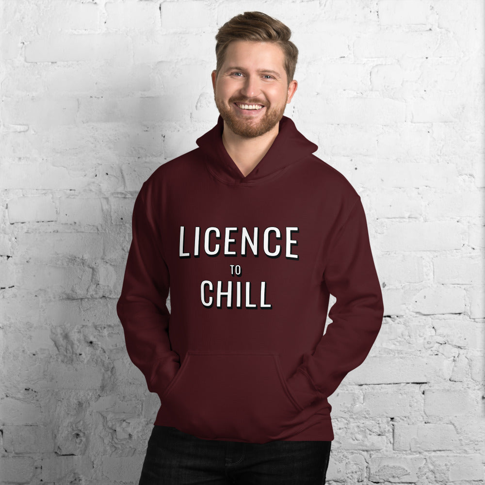 License to chill Finnish Winter Hoodie - Finnish hoodie from Very Finnish Problems