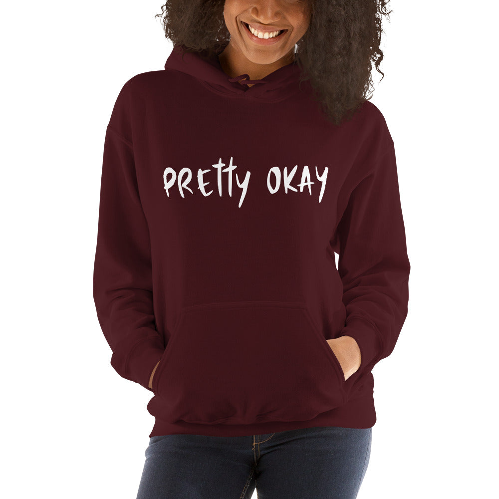 Pretty Okay Finnish Humour Hoodie - Finnish hoodie from Very Finnish Problems