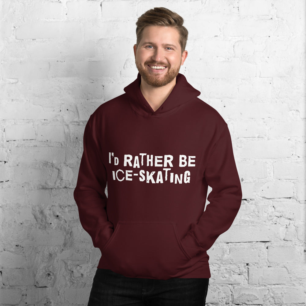 I'd rather be ice-skating Finnish Nature Hoodie - Finnish hoodie from Very Finnish Problems