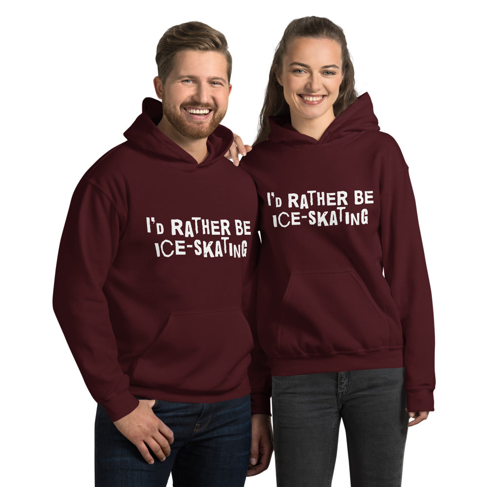 I'd rather be ice-skating Finnish Nature Hoodie - Finnish hoodie from Very Finnish Problems