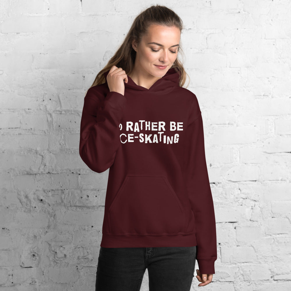 I'd rather be ice-skating Finnish Nature Hoodie - Finnish hoodie from Very Finnish Problems