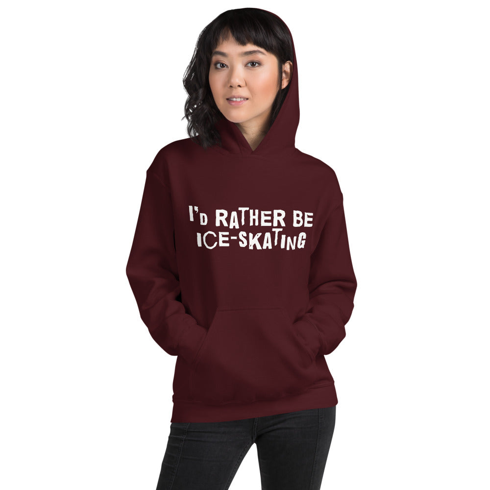 I'd rather be ice-skating Finnish Nature Hoodie - Very Finnish Problems official hoodie