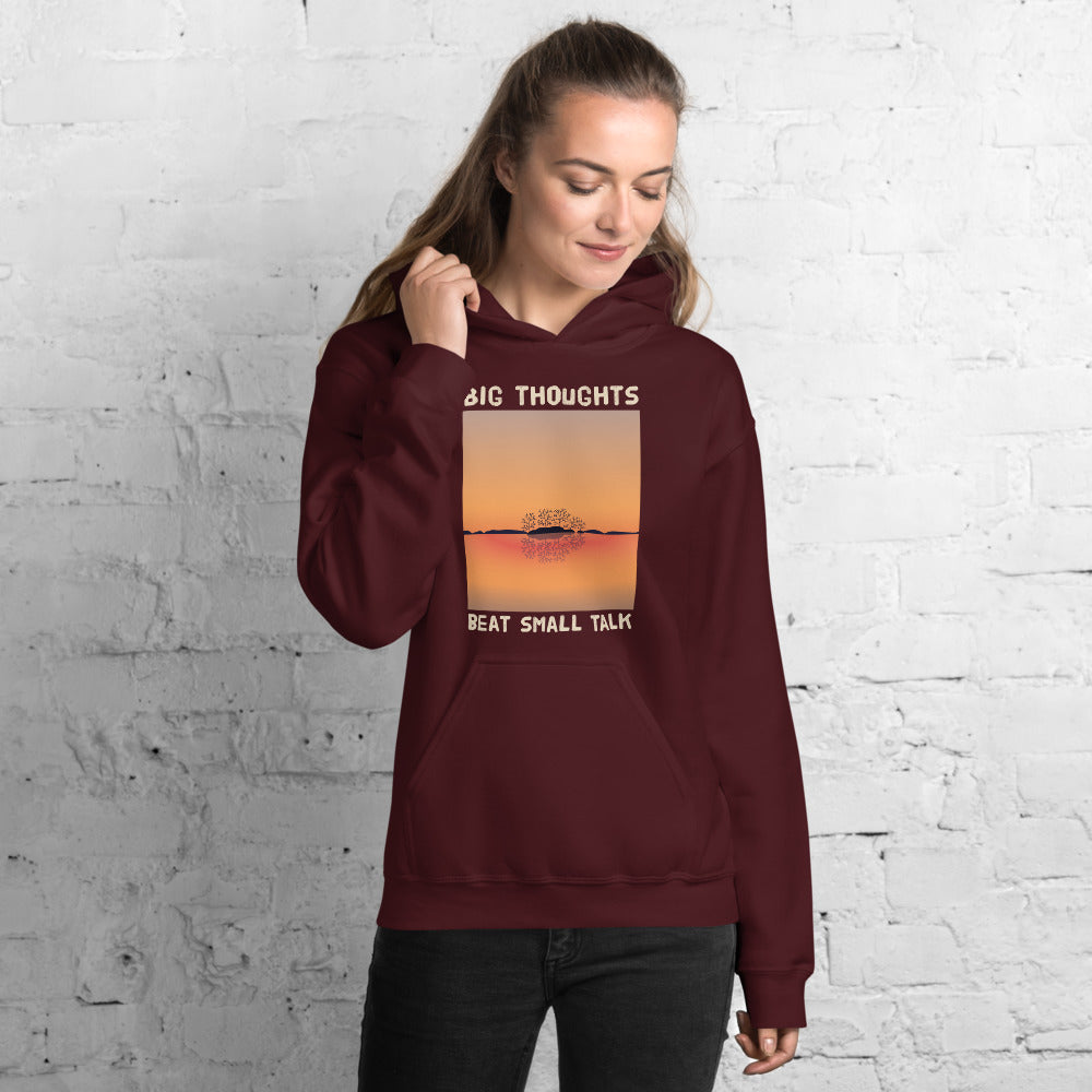 Big Thoughts Beat Small Talk Finnish Hoodie - Finnish hoodie from Very Finnish Problems