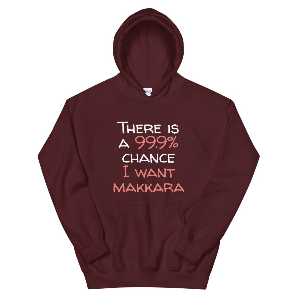 99.9 chance of makkara Finnish Food Hoodie - Finnish hoodie from Very Finnish Problems