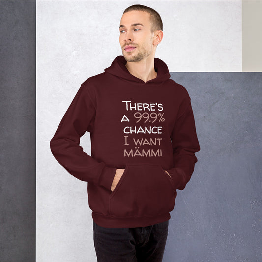 99.9 chance of mämmi Finnish Food Hoodie - Very Finnish Problems official hoodie