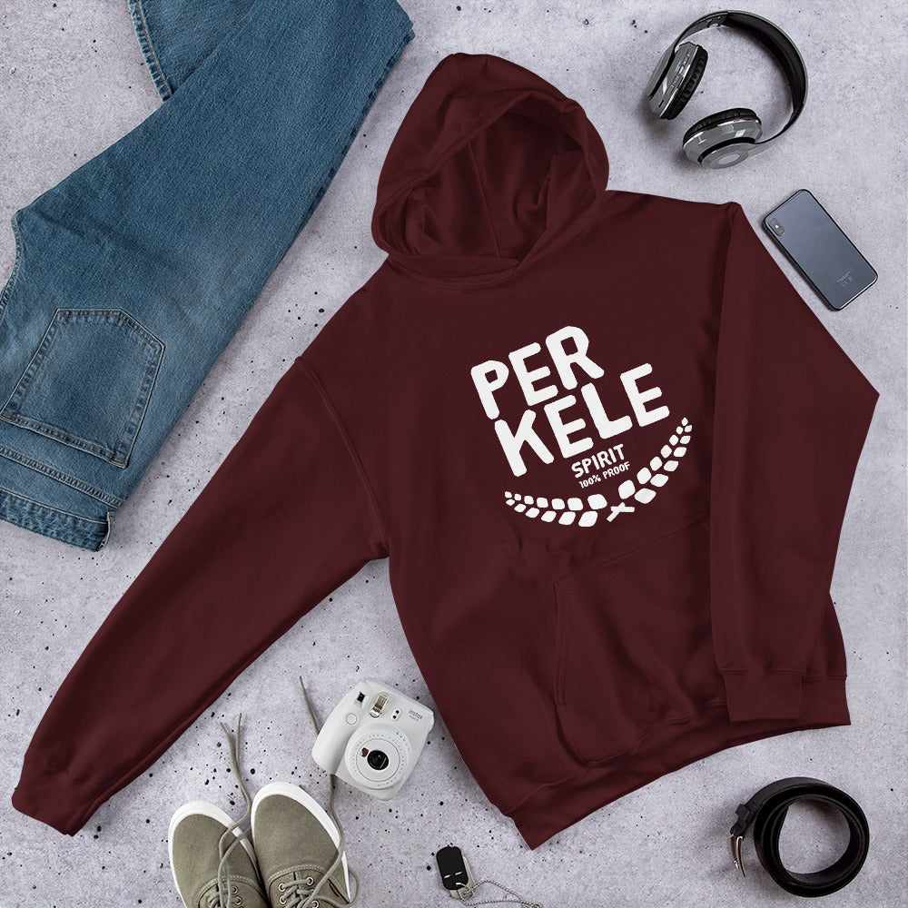 Perkele 100% proof Unisex Hoodie - Finnish hoodie from Very Finnish Problems