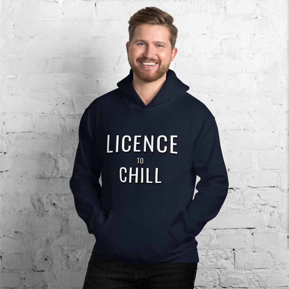 License to chill Finnish Winter Hoodie - Finnish hoodie from Very Finnish Problems
