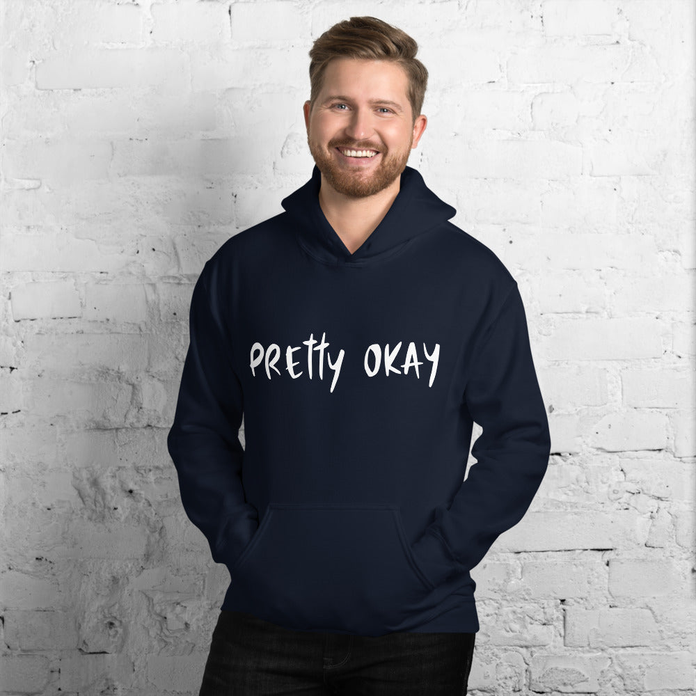 Pretty Okay Finnish Humour Hoodie - Finnish hoodie from Very Finnish Problems