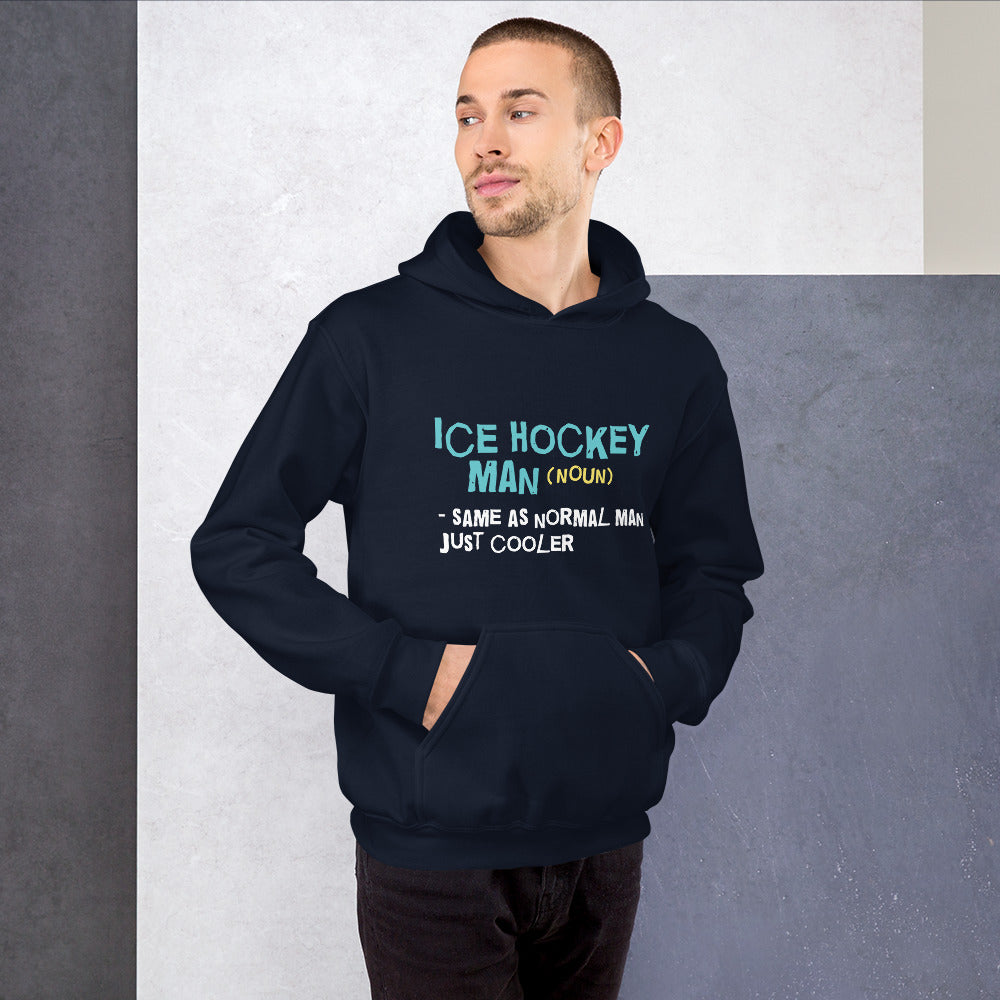 Ice Hockey Man Finnish Nature Hoodie - Finnish hoodie from Very Finnish Problems