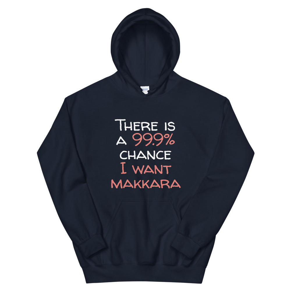 99.9 chance of makkara Finnish Food Hoodie - Finnish hoodie from Very Finnish Problems