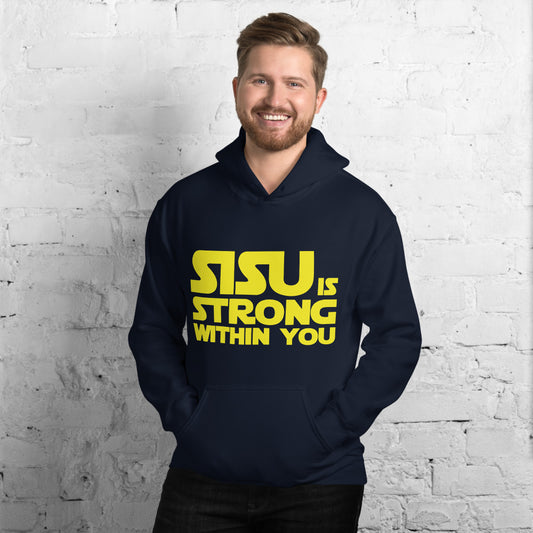 Sisu is strong 2 Unisex Hoodie - Very Finnish Problems official Finnish hoodie design
