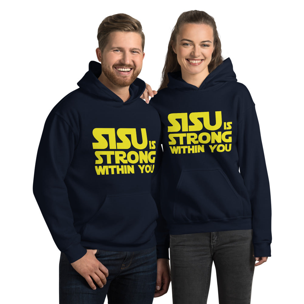 Sisu is strong 2 Unisex Hoodie - Finnish hoodie from Very Finnish Problems