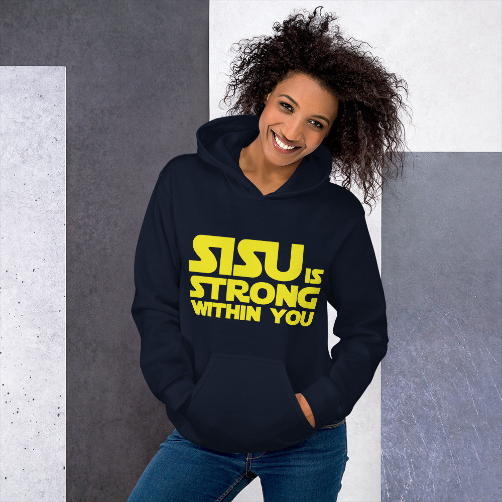 Sisu is strong 2 Unisex Hoodie - Finnish hoodie from Very Finnish Problems