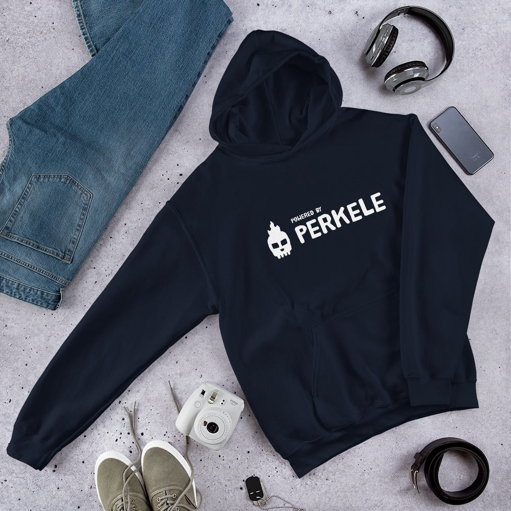 Powered by Perkele Finnish Language Hoodie - Finnish hoodie from Very Finnish Problems