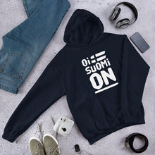 Load image into Gallery viewer, Oi Suomi on Unisex Hoodie
