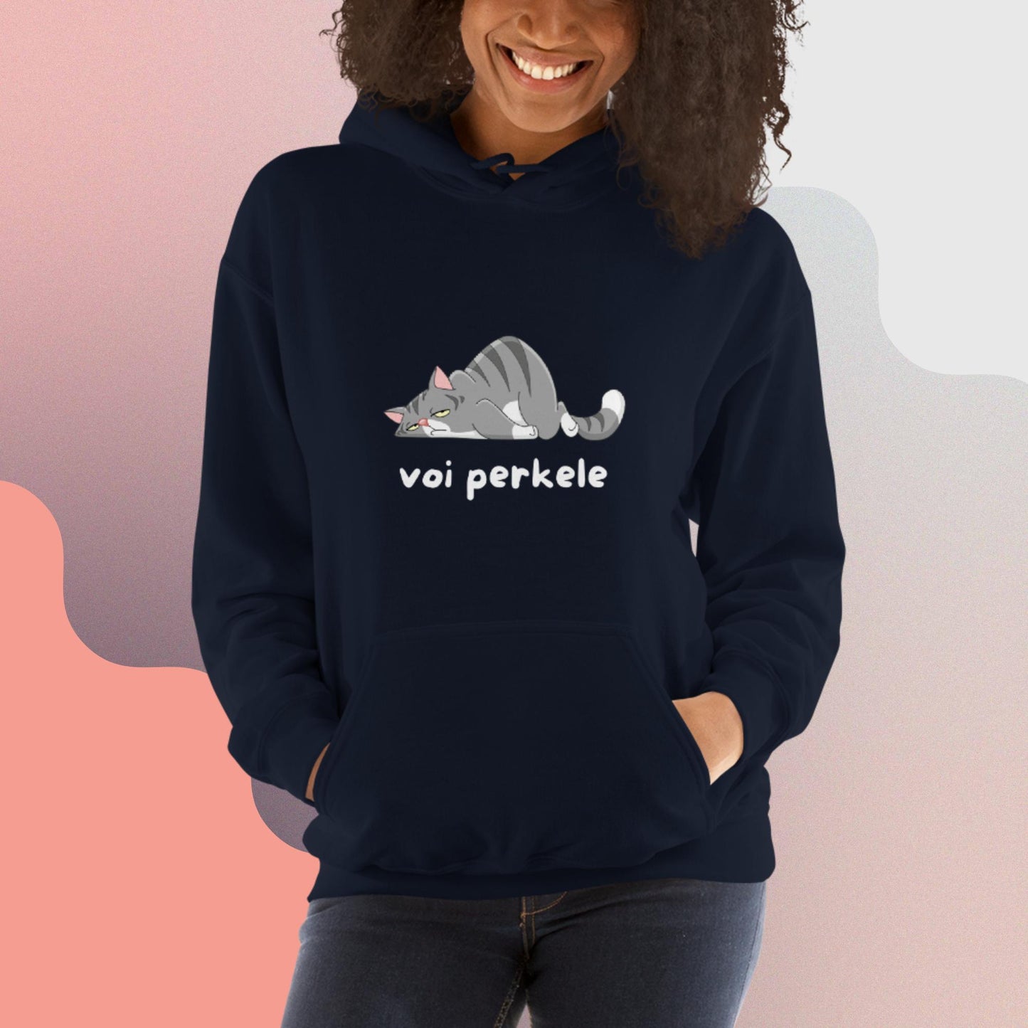 Voi perkele Finnish Language Hoodie - Finnish hoodie from Very Finnish Problems