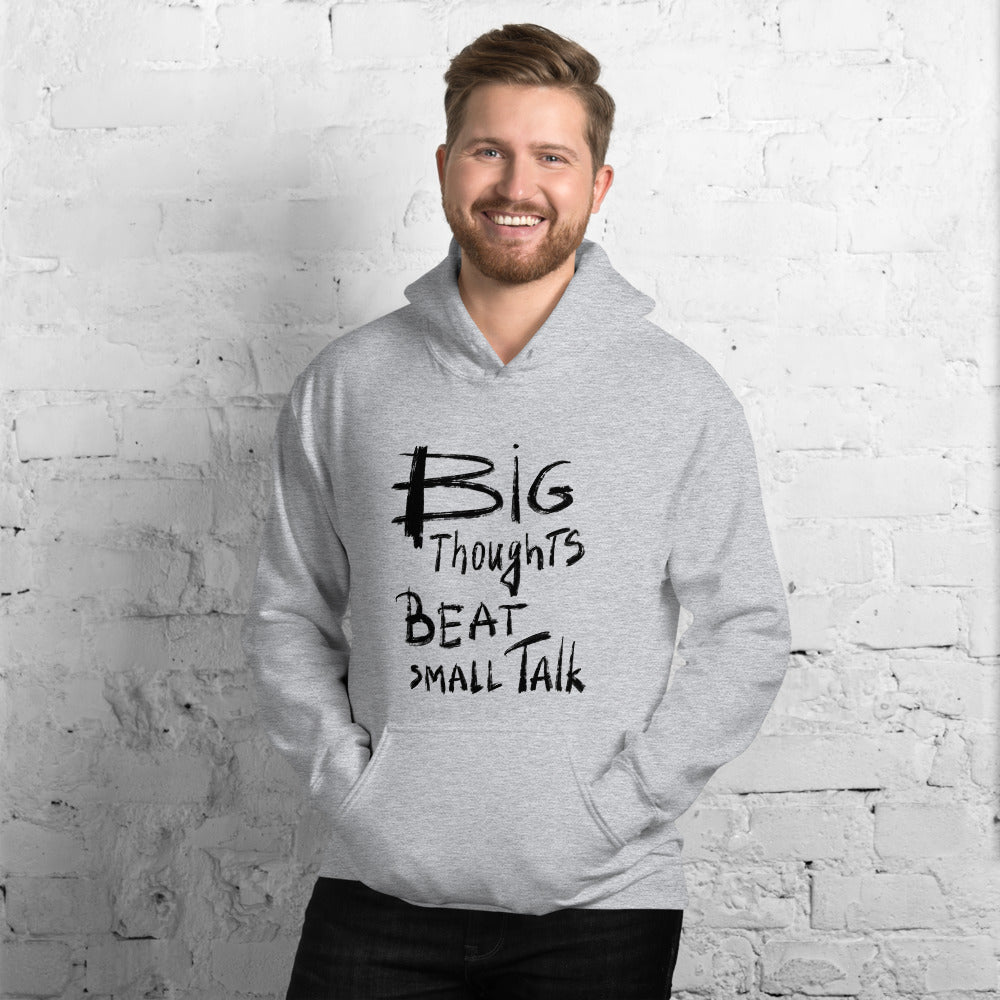 Big Thoughts vs Small Talk Finnish Hoodie - Finnish hoodie from Very Finnish Problems