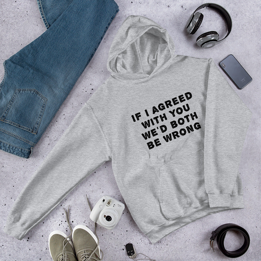 If I agreed with you... Finnish Introvert Hoodie - alternate view - Very Finnish Problems