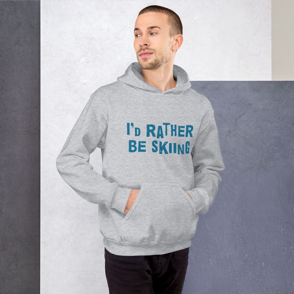 I'd rather be skiing Finnish Nature Hoodie - Finnish hoodie from Very Finnish Problems