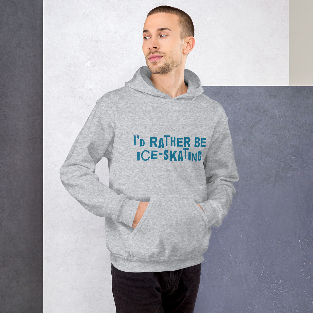 I'd rather be ice-skating Finnish Nature Hoodie - Finnish hoodie from Very Finnish Problems