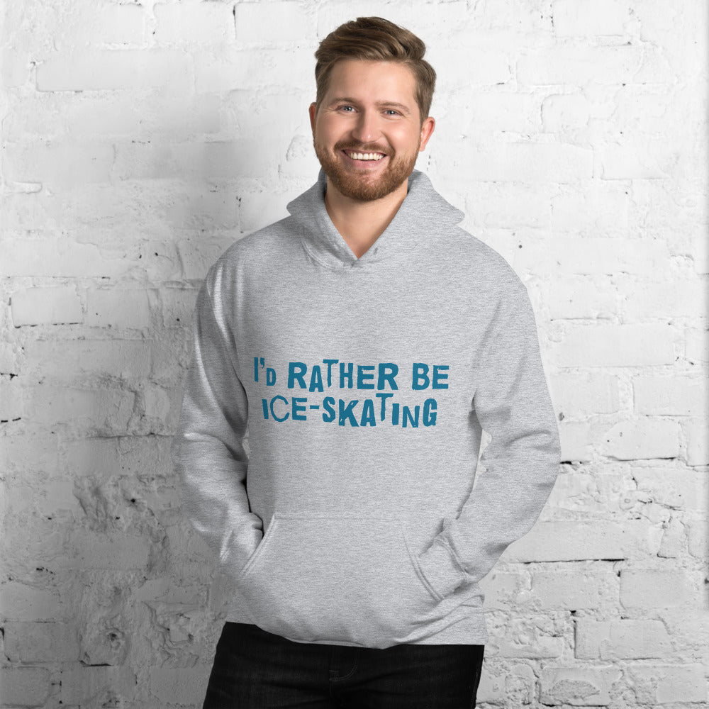 I'd rather be ice-skating Finnish Nature Hoodie - Finnish hoodie from Very Finnish Problems