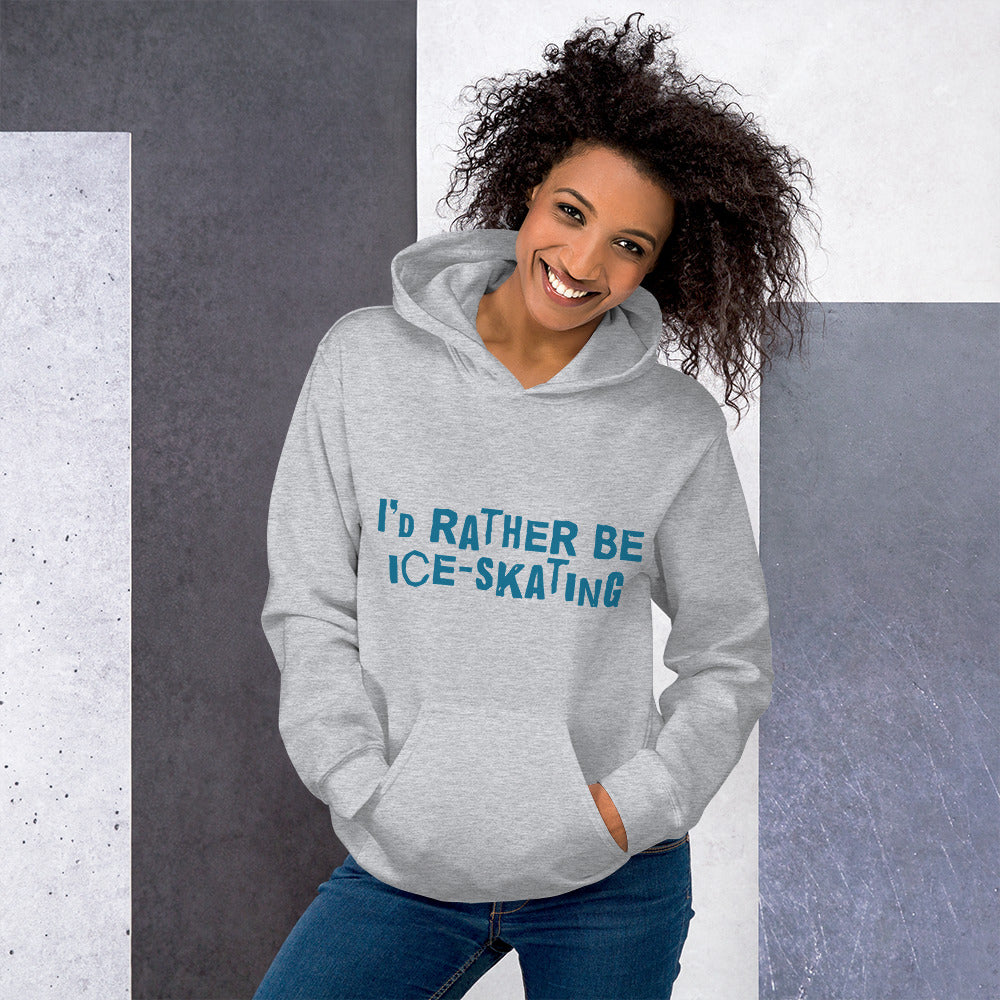 I'd rather be ice-skating Finnish Nature Hoodie - Finnish hoodie from Very Finnish Problems