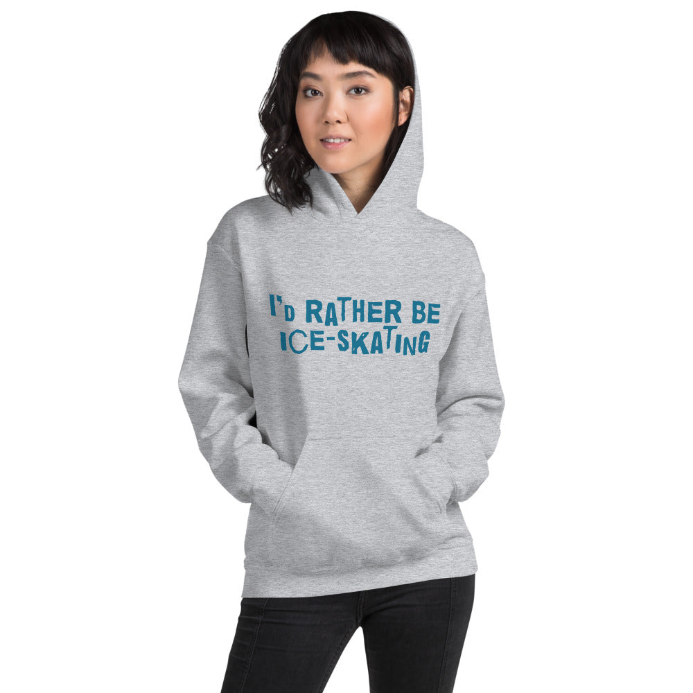 I'd rather be ice-skating Finnish Nature Hoodie - Finnish hoodie from Very Finnish Problems