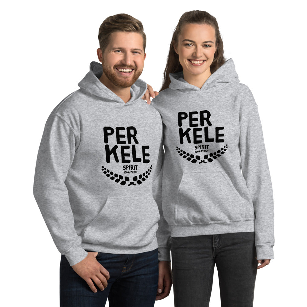 Perkele 100% proof Unisex Hoodie - Finnish hoodie from Very Finnish Problems