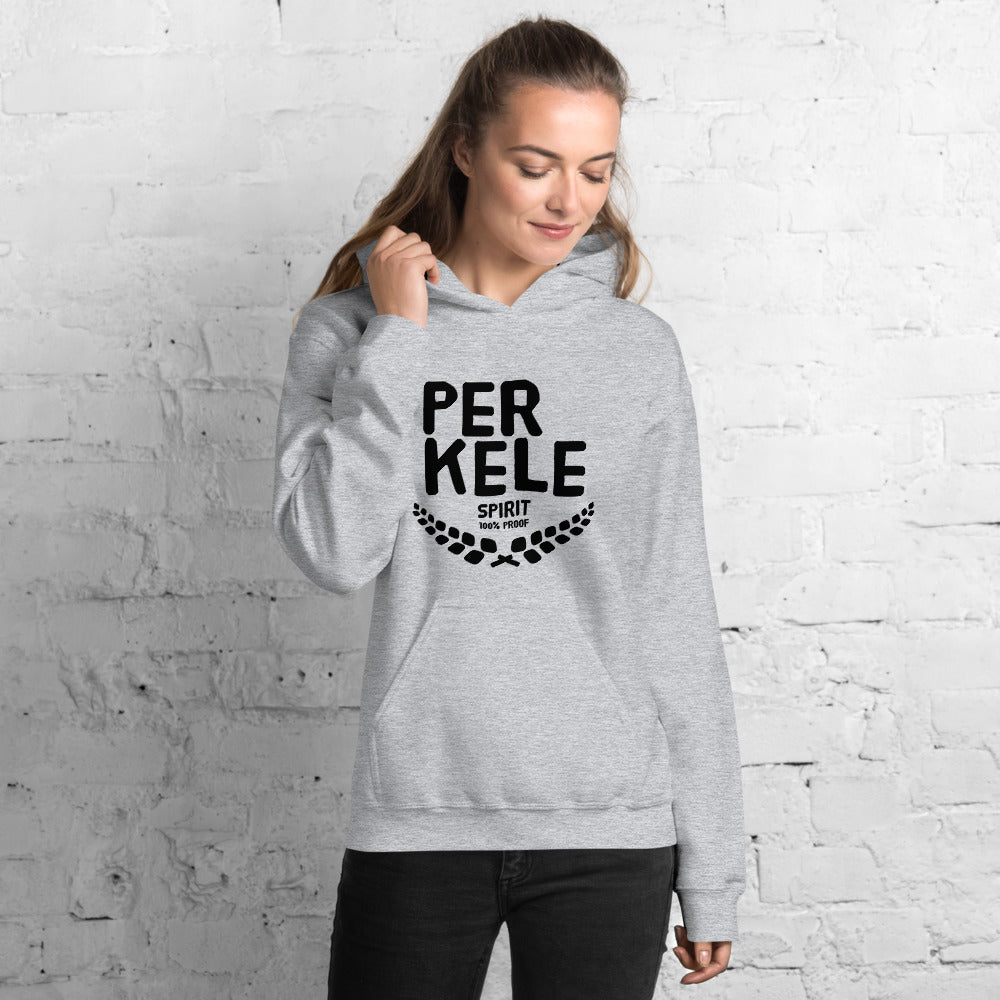 Perkele 100% proof Unisex Hoodie - Finnish hoodie from Very Finnish Problems