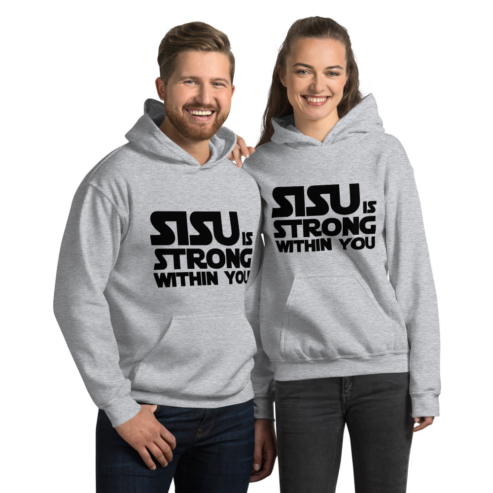 Sisu is strong 2 Unisex Hoodie - Finnish hoodie from Very Finnish Problems
