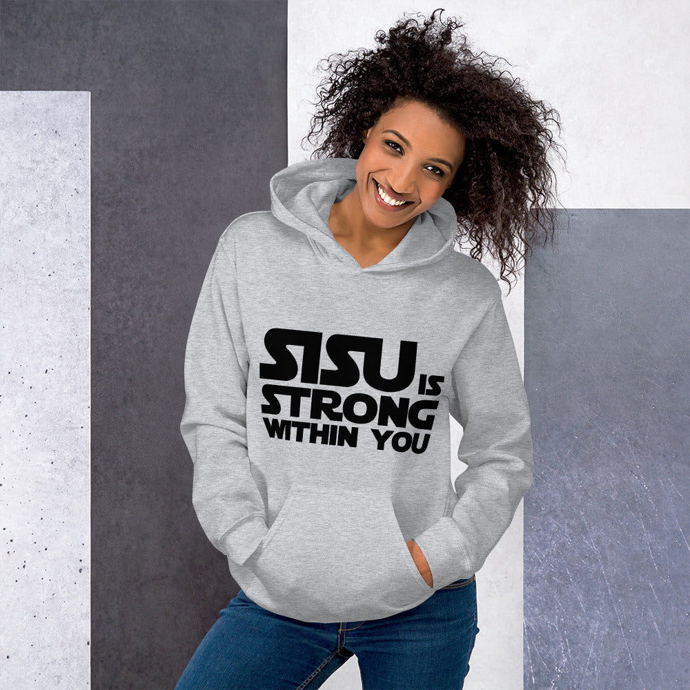 Sisu is strong 2 Unisex Hoodie - Finnish hoodie from Very Finnish Problems