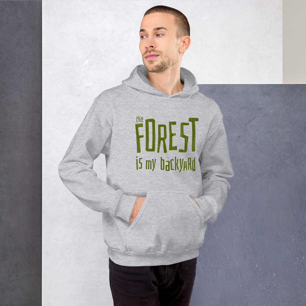 Forest is my backyard Finnish Nature Hoodie - Finnish hoodie from Very Finnish Problems
