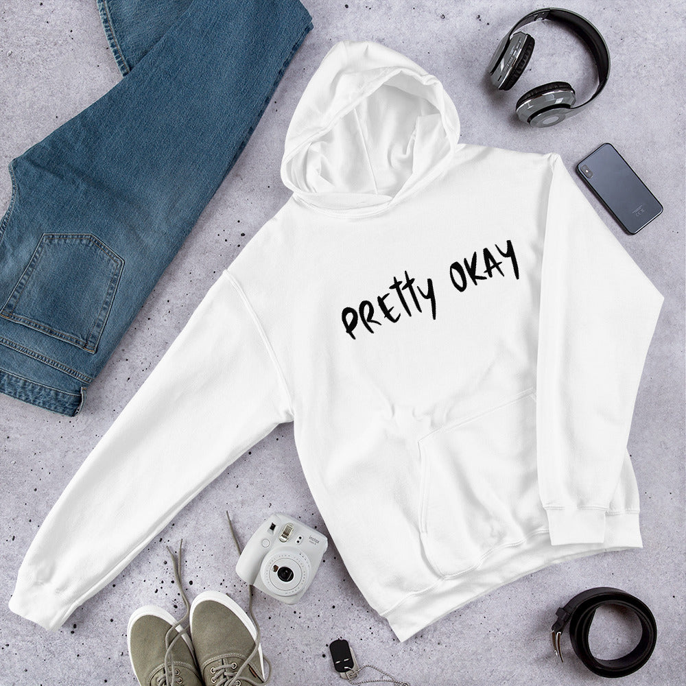 Pretty Okay Finnish Humour Hoodie - Finnish hoodie from Very Finnish Problems