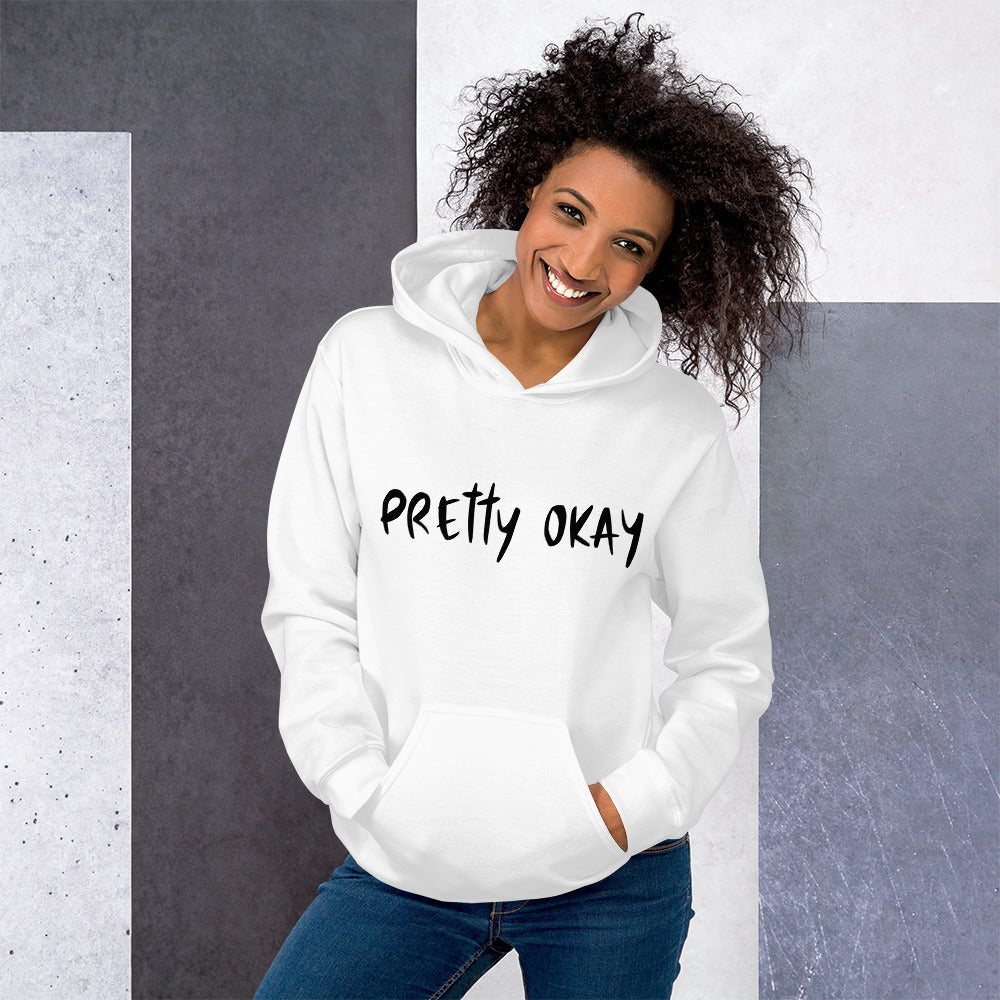 Pretty Okay Finnish Humour Hoodie - Finnish hoodie from Very Finnish Problems
