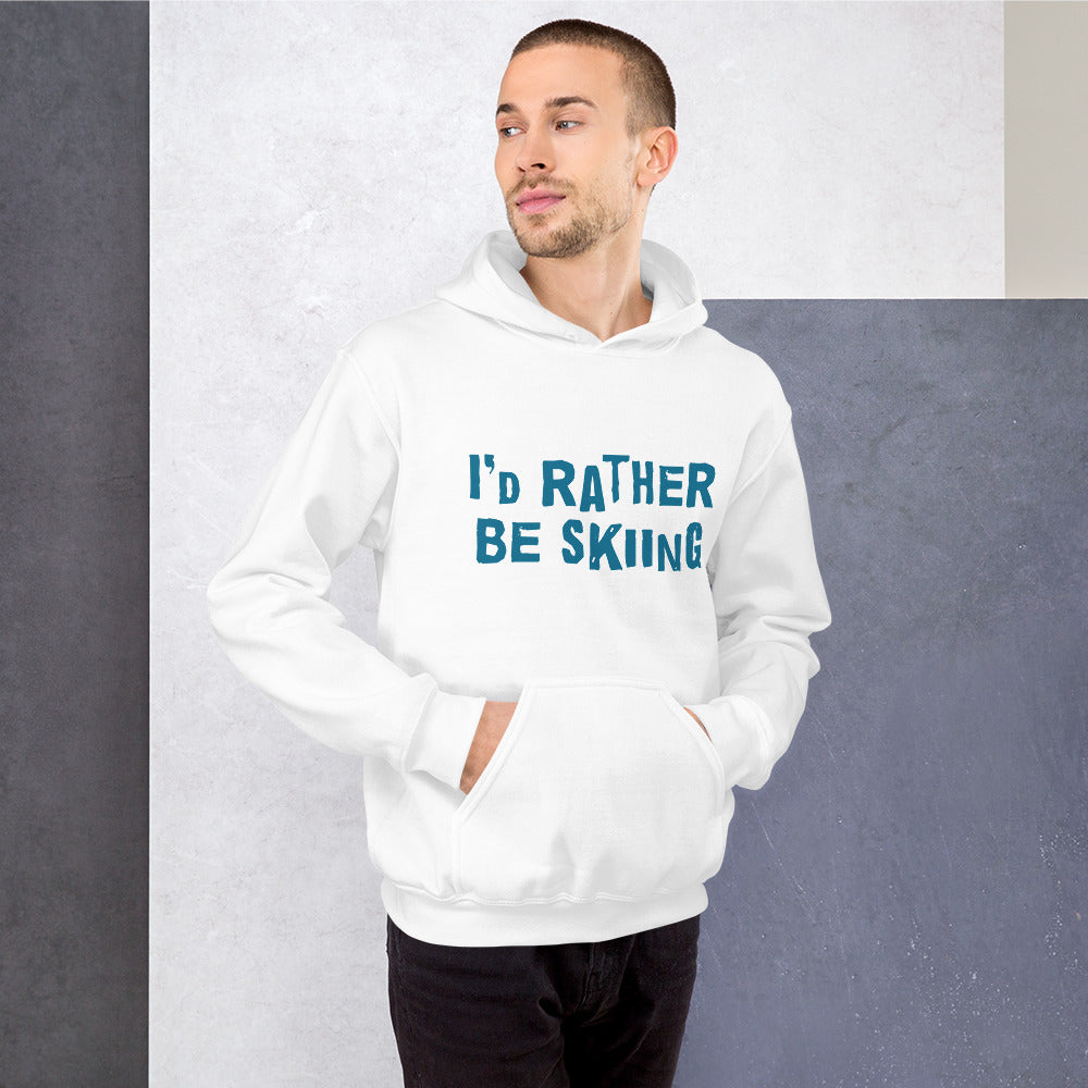 I'd rather be skiing Finnish Nature Hoodie - Finnish hoodie from Very Finnish Problems