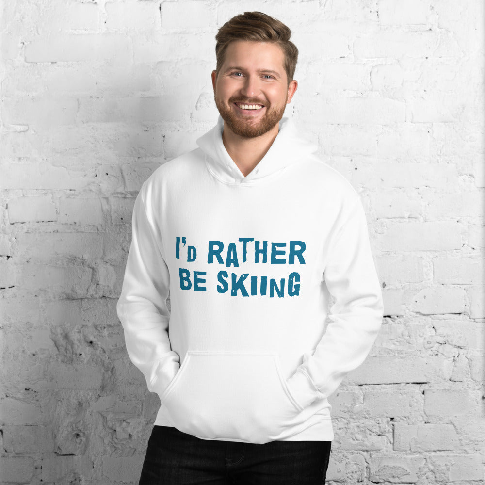I'd rather be skiing Finnish Nature Hoodie - Finnish hoodie from Very Finnish Problems