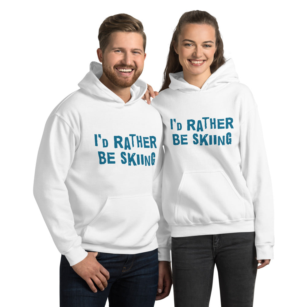 I'd rather be skiing Finnish Nature Hoodie - Finnish hoodie from Very Finnish Problems