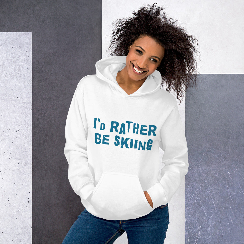 I'd rather be skiing Finnish Nature Hoodie - Finnish hoodie from Very Finnish Problems