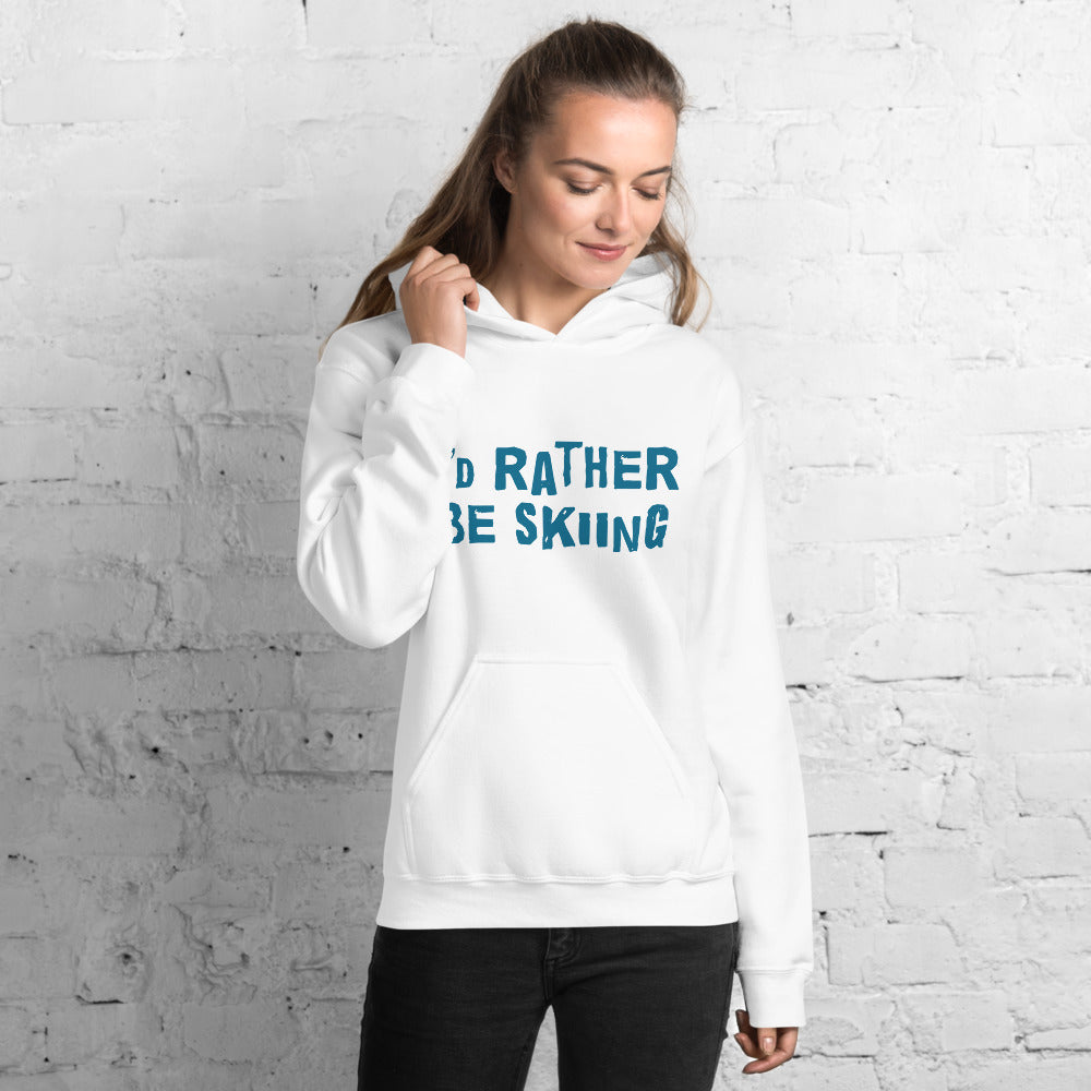 I'd rather be skiing Finnish Nature Hoodie - Finnish hoodie from Very Finnish Problems