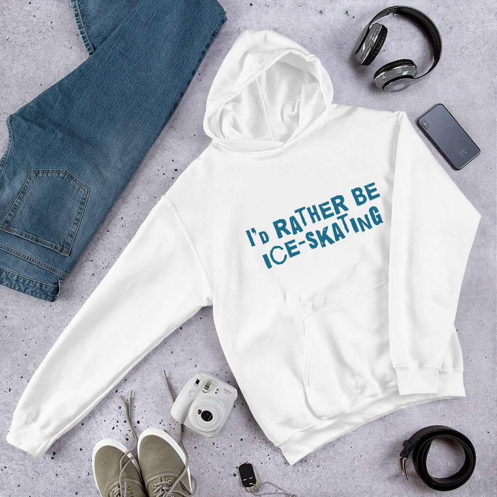 I'd rather be ice-skating Finnish Nature Hoodie - Finnish hoodie from Very Finnish Problems