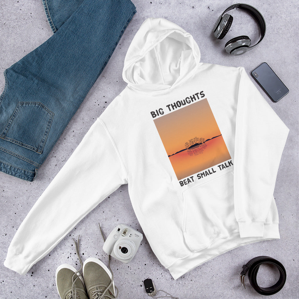 Big Thoughts Beat Small Talk Finnish Hoodie - alternate view - Very Finnish Problems