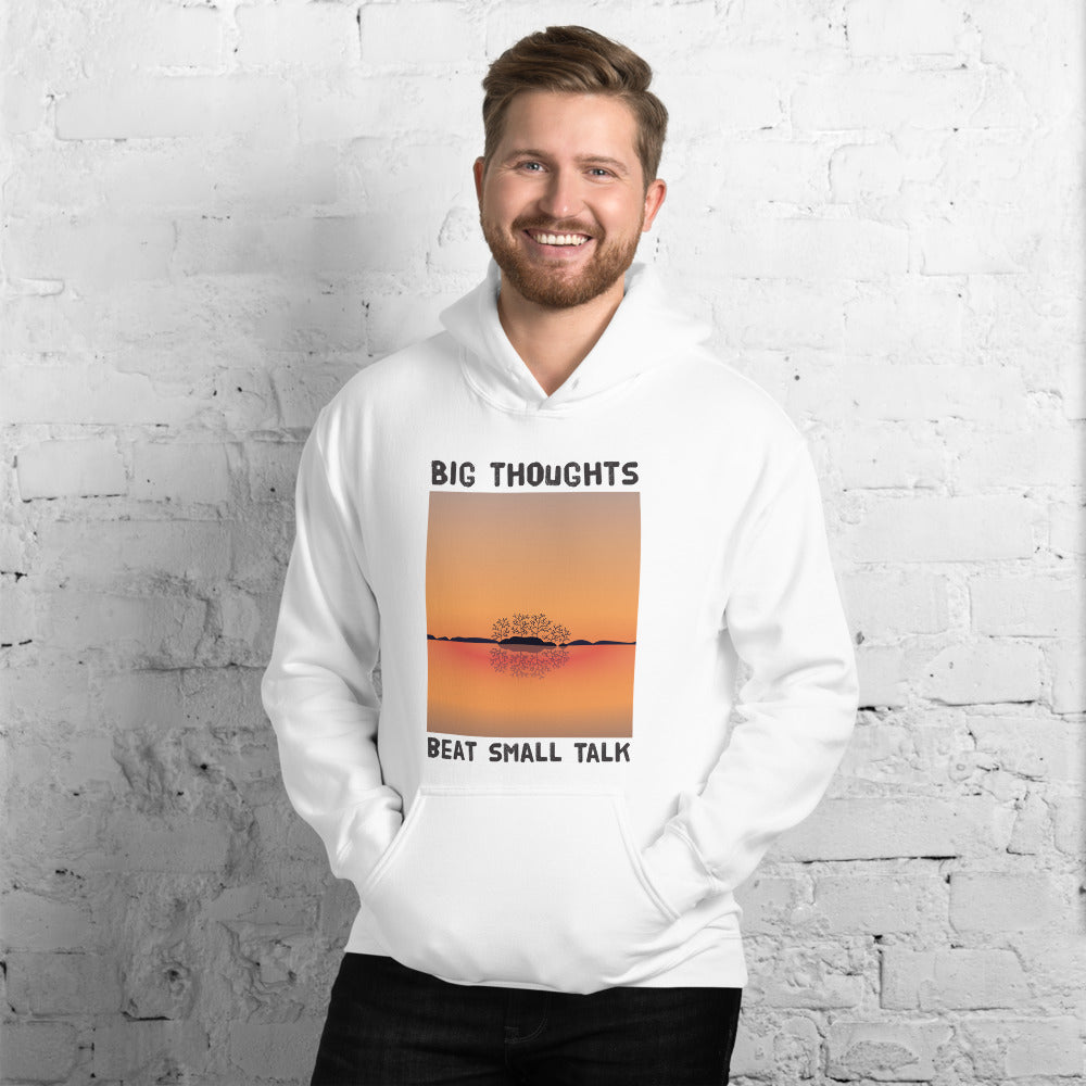 Big Thoughts Beat Small Talk Finnish Hoodie - alternate view - Very Finnish Problems